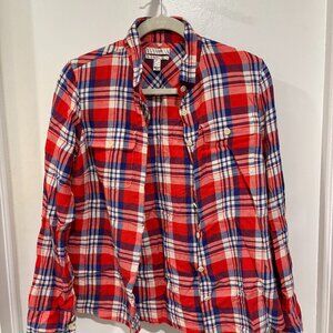 JCrew // Boyfriend Style Flannel // Size S